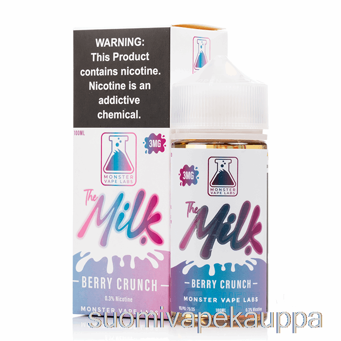 Vape Nesteet Marjat Crunch - Maito - 100ml 3mg